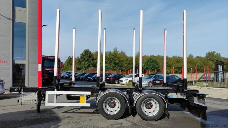 Transportator de lemn PAVIC ZHTA 18 56Z 22,5" 2-Achs Tandem Schemel SOFORT!...