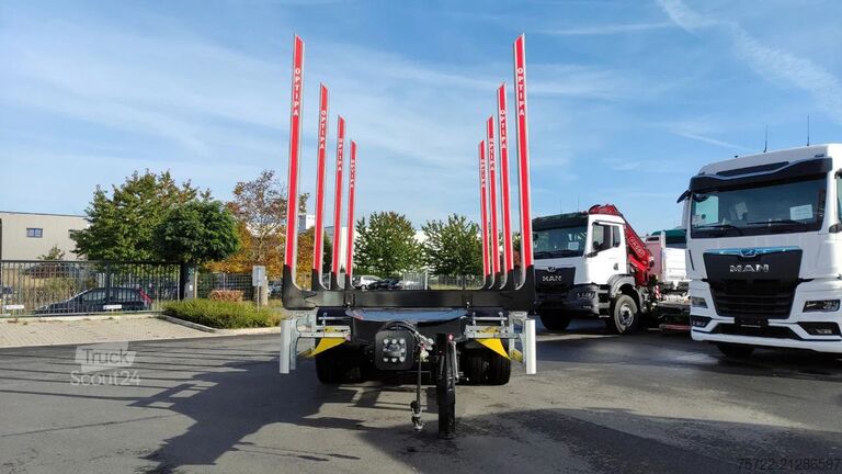 Transportator de lemn PAVIC ZHTA 18 56Z 22,5" 2-Achs Tandem Schemel SOFORT!...