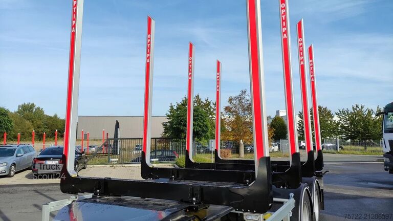 Transportator de lemn PAVIC ZHTA 18 56Z 22,5" 2-Achs Tandem Schemel SOFORT!...