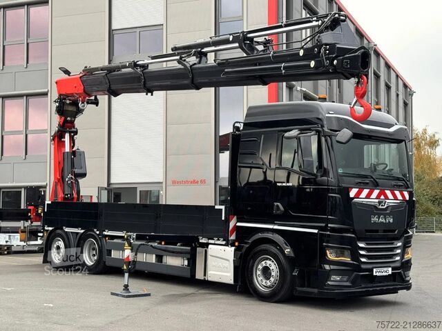 Kranwagen MAN TGX 26.540 6x2-4 LL Containerpritsche Fassi 545