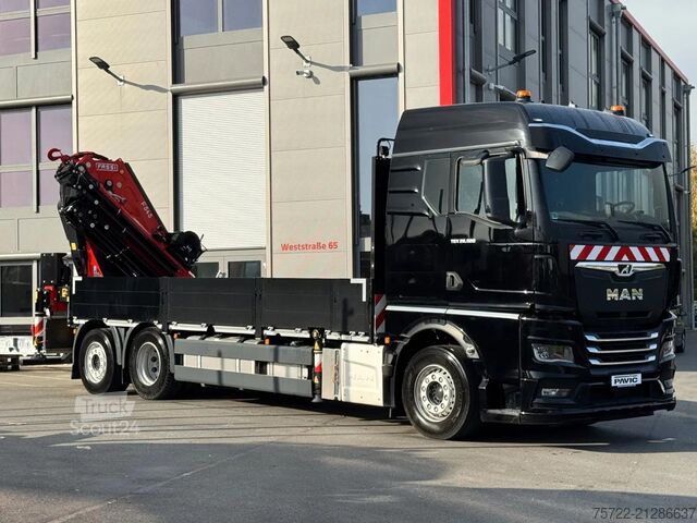 Kranwagen MAN TGX 26.540 6x2-4 LL Containerpritsche Fassi 545
