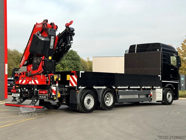 Kranwagen MAN TGX 26.540 6x2-4 LL Containerpritsche Fassi 545