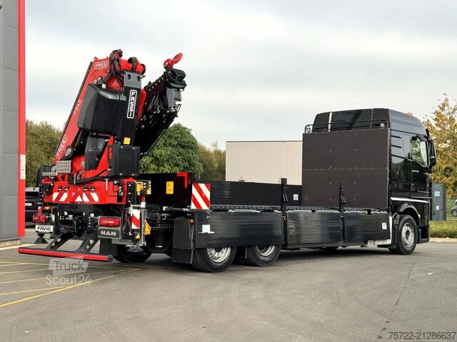 Kranwagen MAN TGX 26.540 6x2-4 LL Containerpritsche Fassi 545
