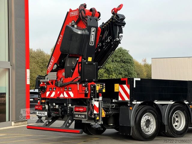 Kranwagen MAN TGX 26.540 6x2-4 LL Containerpritsche Fassi 545