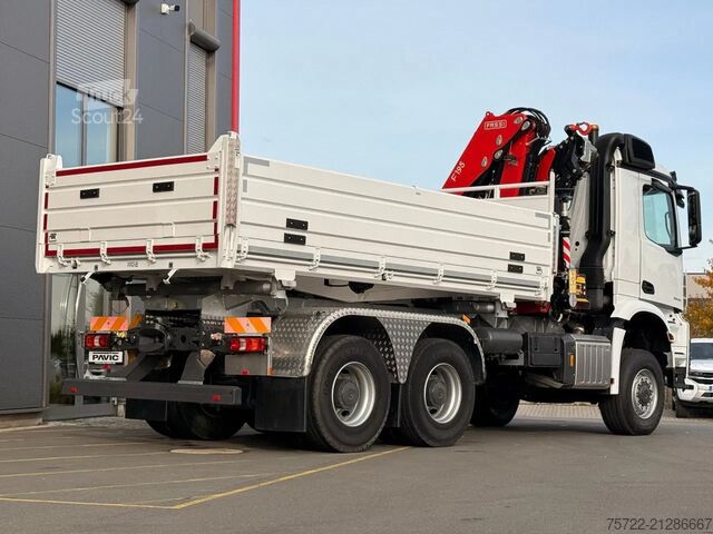 3-Seiten-Kipper Mercedes-Benz Arocs 3348 AK 6x6 Krankipper mit Fassi F195A2.24