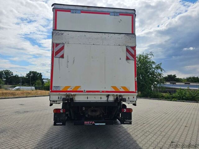 Tentinė platforma sunkvežimis DAF DAF CF 310 Space Cab, Gardine, Ladebordwand 1,5