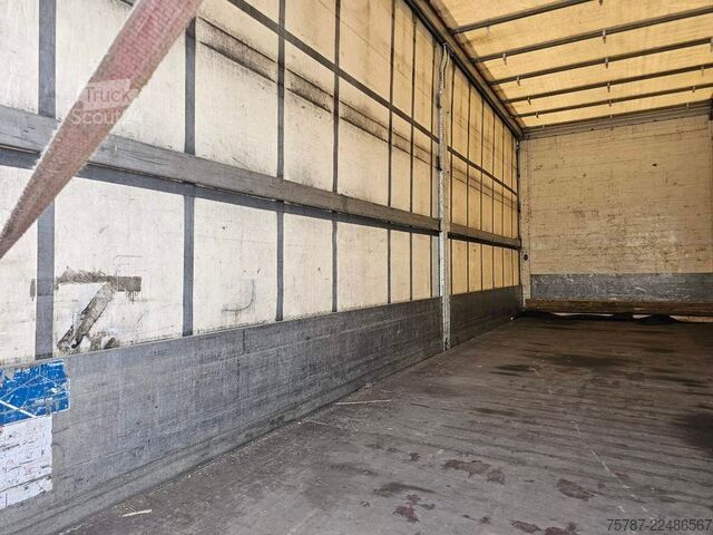 Tentinė platforma sunkvežimis DAF DAF CF 310 Space Cab, Gardine, Ladebordwand 1,5