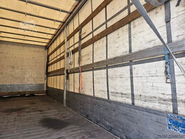 Tentinė platforma sunkvežimis DAF DAF CF 310 Space Cab, Gardine, Ladebordwand 1,5