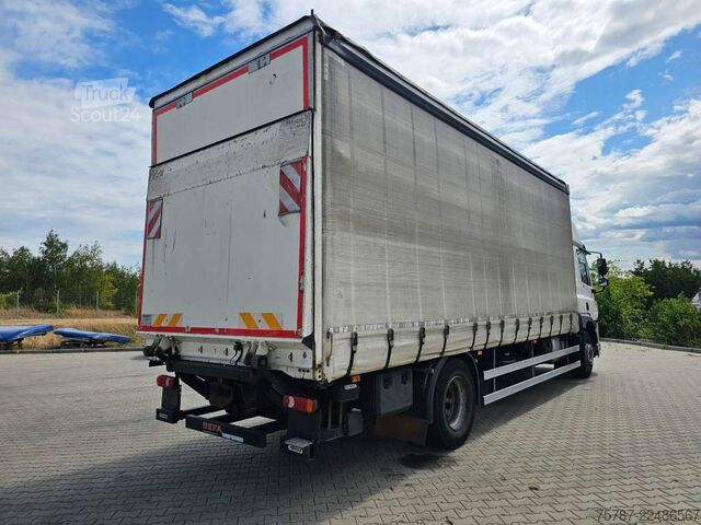 Tentinė platforma sunkvežimis DAF DAF CF 310 Space Cab, Gardine, Ladebordwand 1,5
