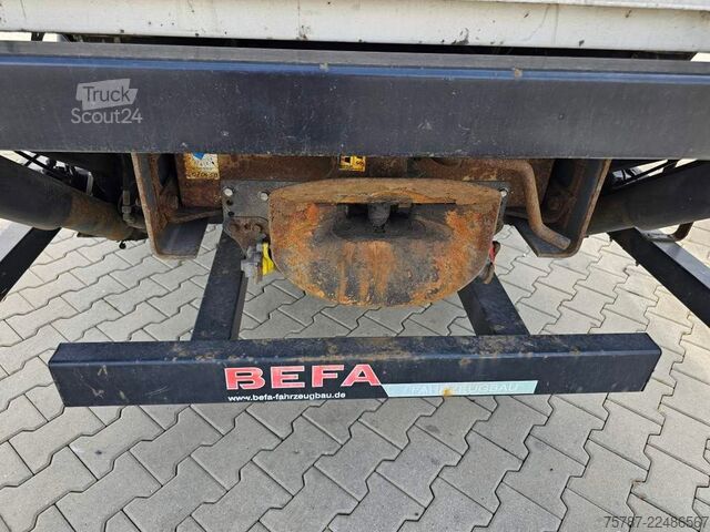 Tentinė platforma sunkvežimis DAF DAF CF 310 Space Cab, Gardine, Ladebordwand 1,5