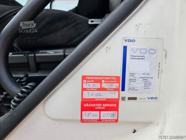 Tentinė platforma sunkvežimis DAF DAF CF 310 Space Cab, Gardine, Ladebordwand 1,5