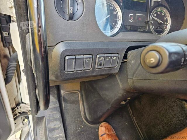 Tentinė platforma sunkvežimis DAF DAF CF 310 Space Cab, Gardine, Ladebordwand 1,5