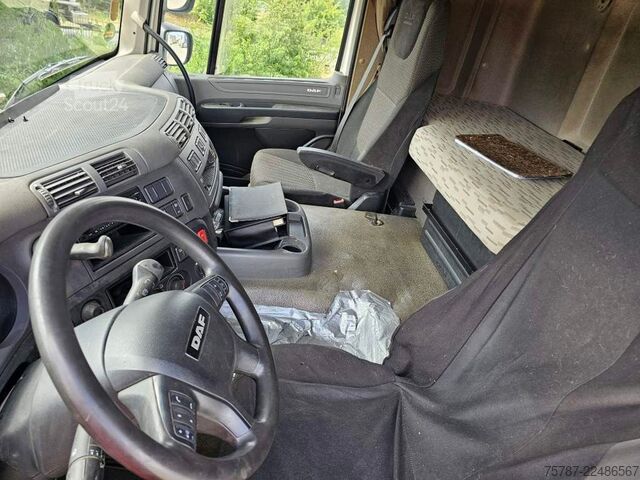 Tentinė platforma sunkvežimis DAF DAF CF 310 Space Cab, Gardine, Ladebordwand 1,5
