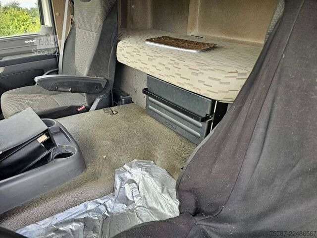 Tentinė platforma sunkvežimis DAF DAF CF 310 Space Cab, Gardine, Ladebordwand 1,5