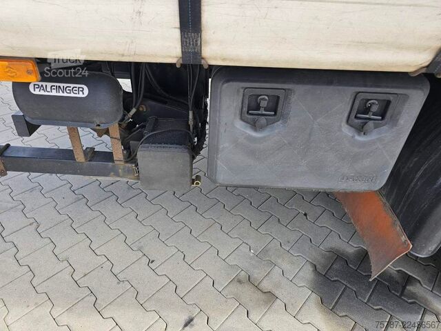 Tentinė platforma sunkvežimis DAF DAF CF 310 Space Cab, Gardine, Ladebordwand 1,5