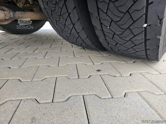 Tentinė platforma sunkvežimis DAF DAF CF 310 Space Cab, Gardine, Ladebordwand 1,5