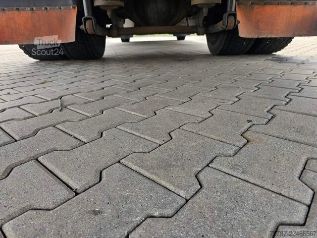 Tentinė platforma sunkvežimis DAF DAF CF 310 Space Cab, Gardine, Ladebordwand 1,5