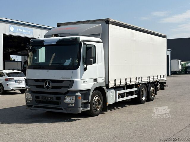 Kamion sa ravnom platformom i ceradom MERCEDES-BENZ Actros 2541*E5*TÜV*Klima*Liftachse*LBW*