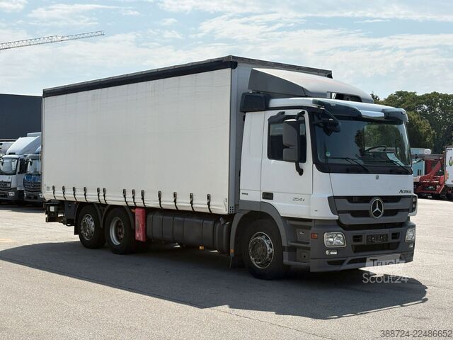 Kamion sa ravnom platformom i ceradom MERCEDES-BENZ Actros 2541*E5*TÜV*Klima*Liftachse*LBW*