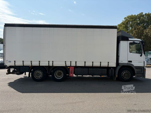 Kamion sa ravnom platformom i ceradom MERCEDES-BENZ Actros 2541*E5*TÜV*Klima*Liftachse*LBW*