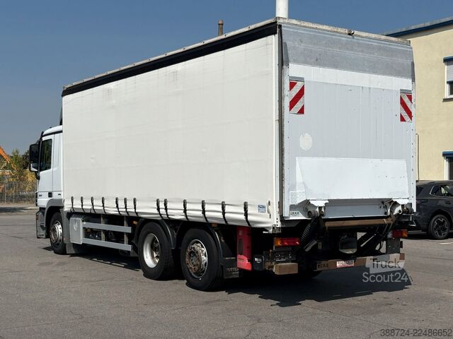 Kamion sa ravnom platformom i ceradom MERCEDES-BENZ Actros 2541*E5*TÜV*Klima*Liftachse*LBW*