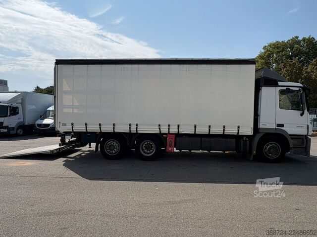 Kamion sa ravnom platformom i ceradom MERCEDES-BENZ Actros 2541*E5*TÜV*Klima*Liftachse*LBW*
