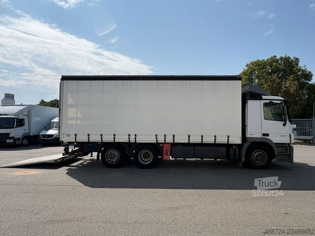 Kamion sa ravnom platformom i ceradom MERCEDES-BENZ Actros 2541*E5*TÜV*Klima*Liftachse*LBW*