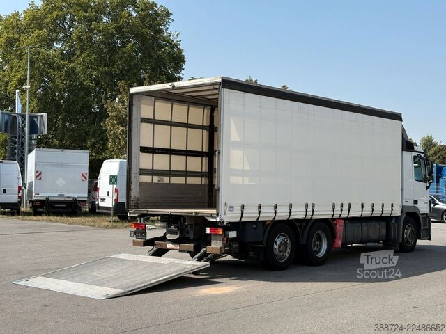 Kamion sa ravnom platformom i ceradom MERCEDES-BENZ Actros 2541*E5*TÜV*Klima*Liftachse*LBW*