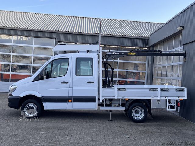 Вантажівка-платформа з краном Mercedes-Benz Sprinter 513 CDI 366 Hiab Laadkraan 018T Trekha...