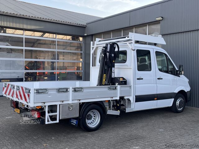 Вантажівка-платформа з краном Mercedes-Benz Sprinter 513 CDI 366 Hiab Laadkraan 018T Trekha...