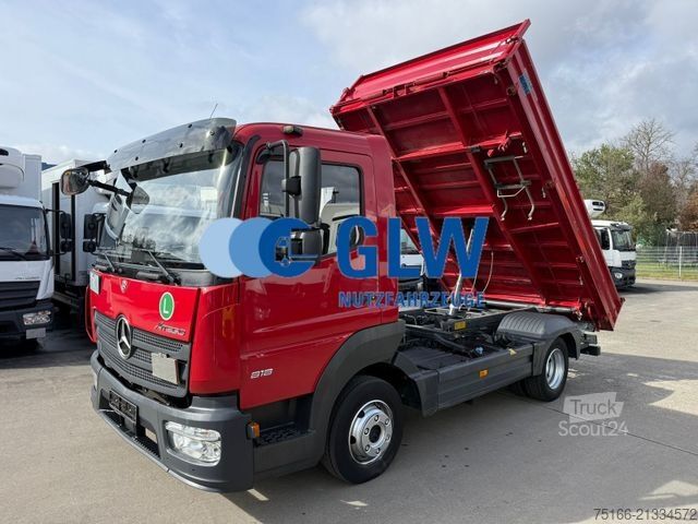 Trojstranný sklápač dodávka MERCEDES-BENZ ATEGO 818 K Kipper MEILLER 3-Seiten*KLIMA+AHK