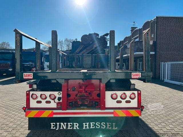 Grua montada em camião MERCEDES-BENZ 3253 + HIAB 302 Kran 8x2-4 HAD ALLRAD