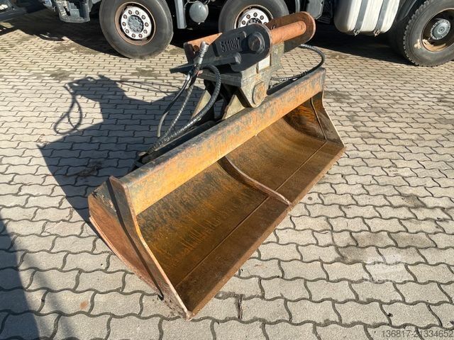 Excavator pe roți VOLVO Mobilbagger EW140C Lehnhoff HS10 Hammer-Scherenh