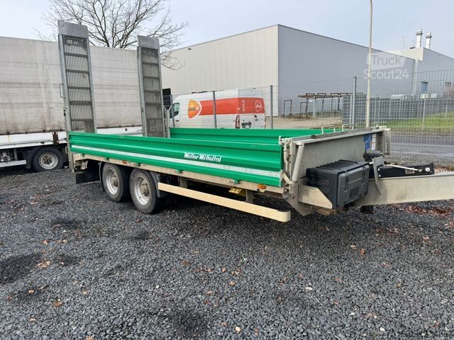 Lavtloader trailer MÜLLER-MITTELTAL Tandemtieflader ETUE-TA-R 11,9 Tiefladeranhänger