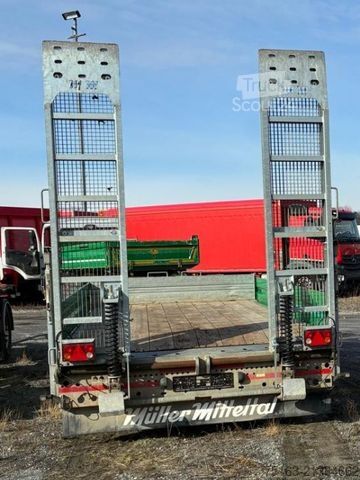 Lavtloader trailer MÜLLER-MITTELTAL Tandemtieflader ETUE-TA-R 11,9 Tiefladeranhänger