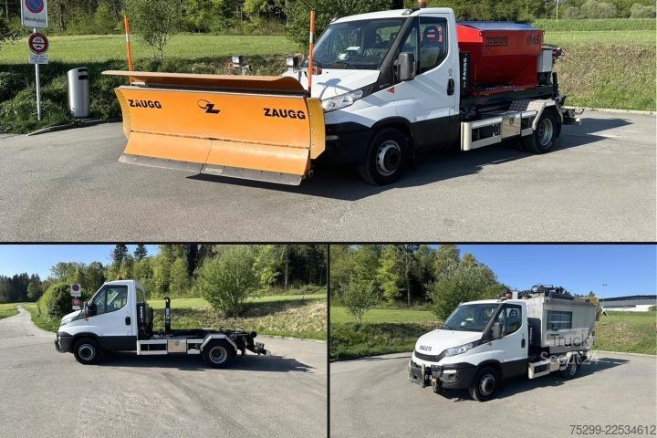 Ruloninė konteinerinė savivartis Iveco 70C17 Haken / Kehricht / WD