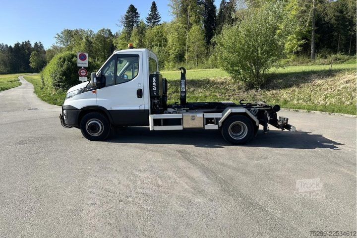Ruloninė konteinerinė savivartis Iveco 70C17 Haken / Kehricht / WD