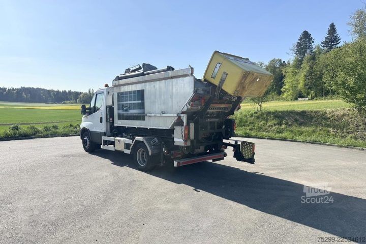 Ruloninė konteinerinė savivartis Iveco 70C17 Haken / Kehricht / WD