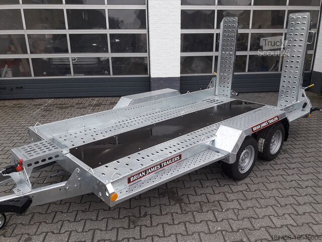 Aanhangwagen voor bouwmachines Brian James Trailers Digger Plant 543-3717-35-2-12 für Bagger