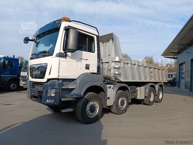 Sklápěcí vůz MAN TGS 41.480 / 8x6 / Manual / full Steel / Mulde