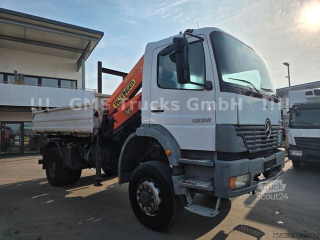 Üç taraflı damperli kamyon MERCEDES-BENZ Atego 1828 / 4X4 ALLRAD / Meiller /18 Kran