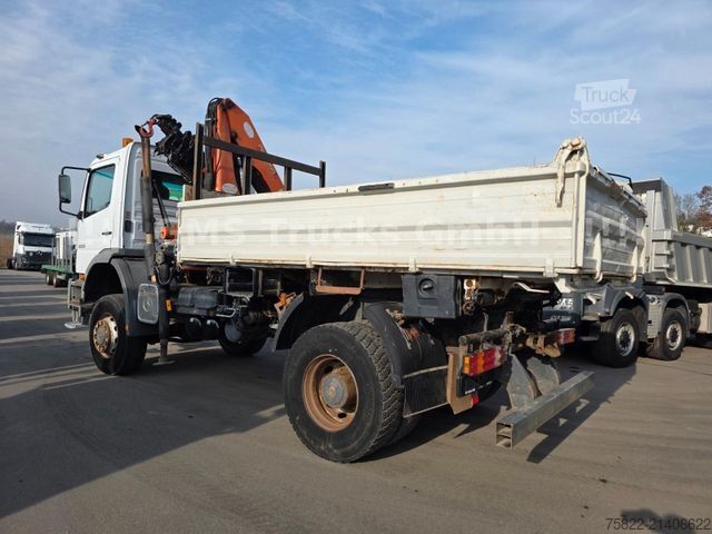 Camion benne MERCEDES-BENZ Atego 1828 / 4X4 ALLRAD / Meiller / 18m Kran