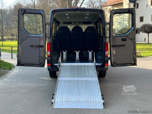 Miniautocarro VOLKSWAGEN CRAFTER 2,0 TDI 9 SITZER KAMERA AHK KLIMA RAMPE