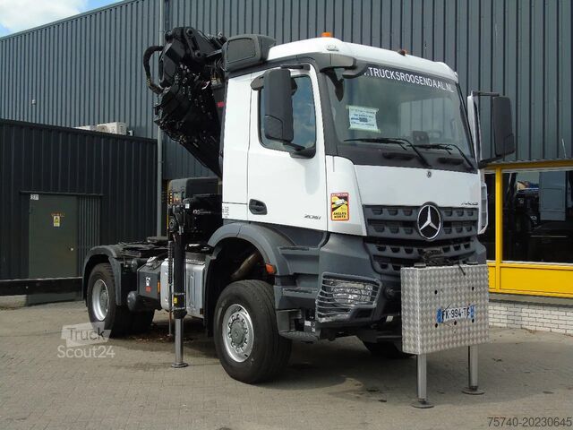 Krano sunkvežimis Mercedes-Benz Arocs 2051 + 4X4 + HIAB 302 E6 / JIB 70 X 4 + 1...