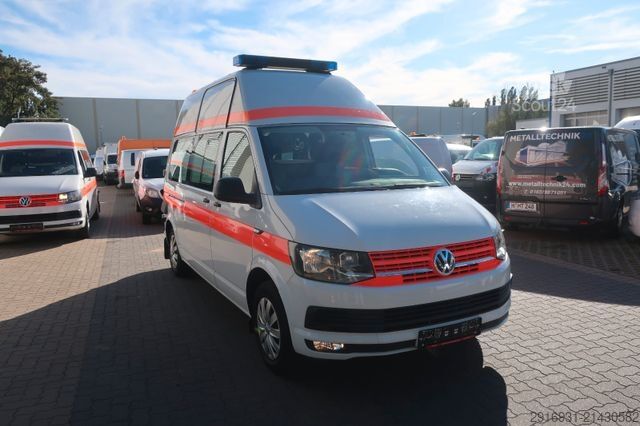 Brandbil VOLKSWAGEN T6 KTW Hochdach lang 1. Hand/ SHZ / Fzg. Nr:A39