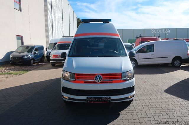 Brandbil VOLKSWAGEN T6 KTW Hochdach lang 1. Hand/ SHZ / Fzg. Nr:A39