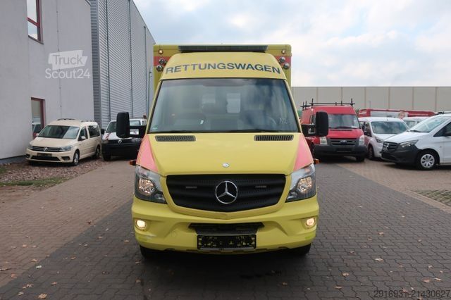 Brandbil MERCEDES-BENZ Sprinter RTW 519CDI 1.Hand/ Navi / Fzg Nr: A79