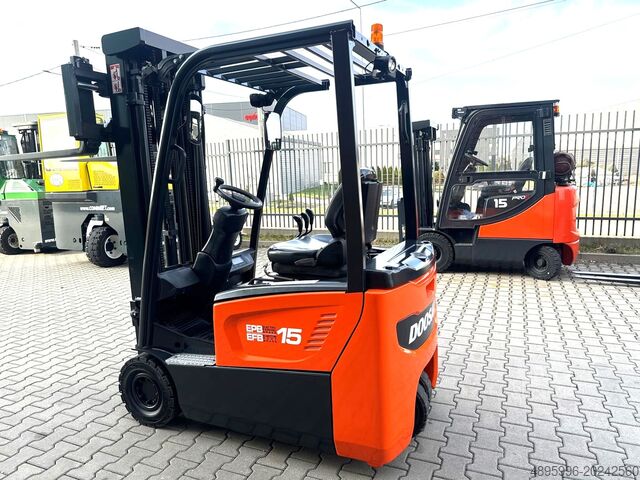 3-hjulet gaffeltruck DOOSAN B15T-7/2021y./ Lithium battery/New price
