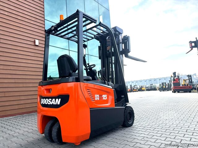 3-hjulet gaffeltruck DOOSAN B15T-7/2021y./ Lithium battery/New price
