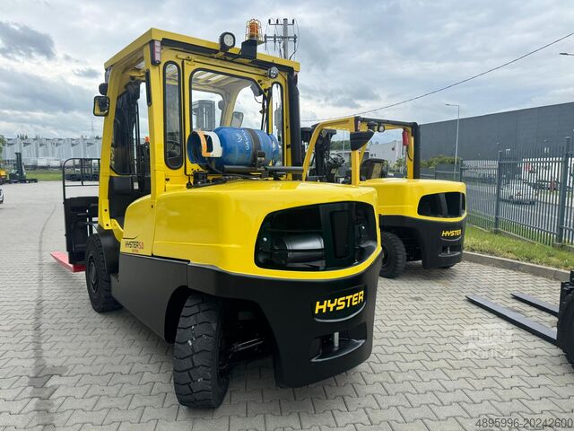 Carretilla elevadora de 4 ruedas Hyster H 5.0FT/Positioner+sideshift/ 3662 hours